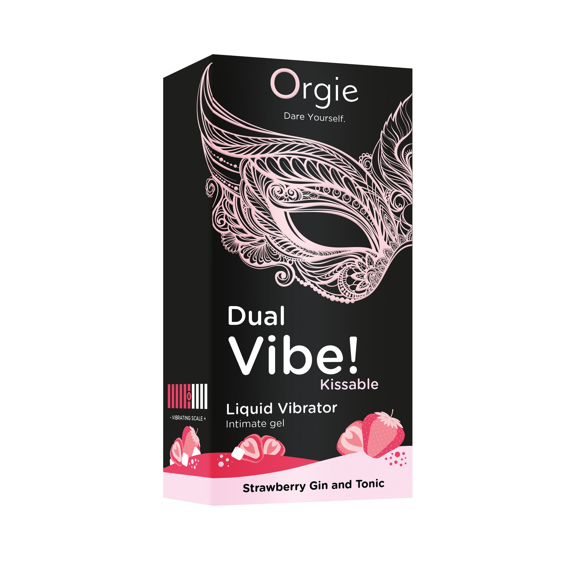 vibratore liquido dual vibe strawberry gin and tonic 15ml orgie