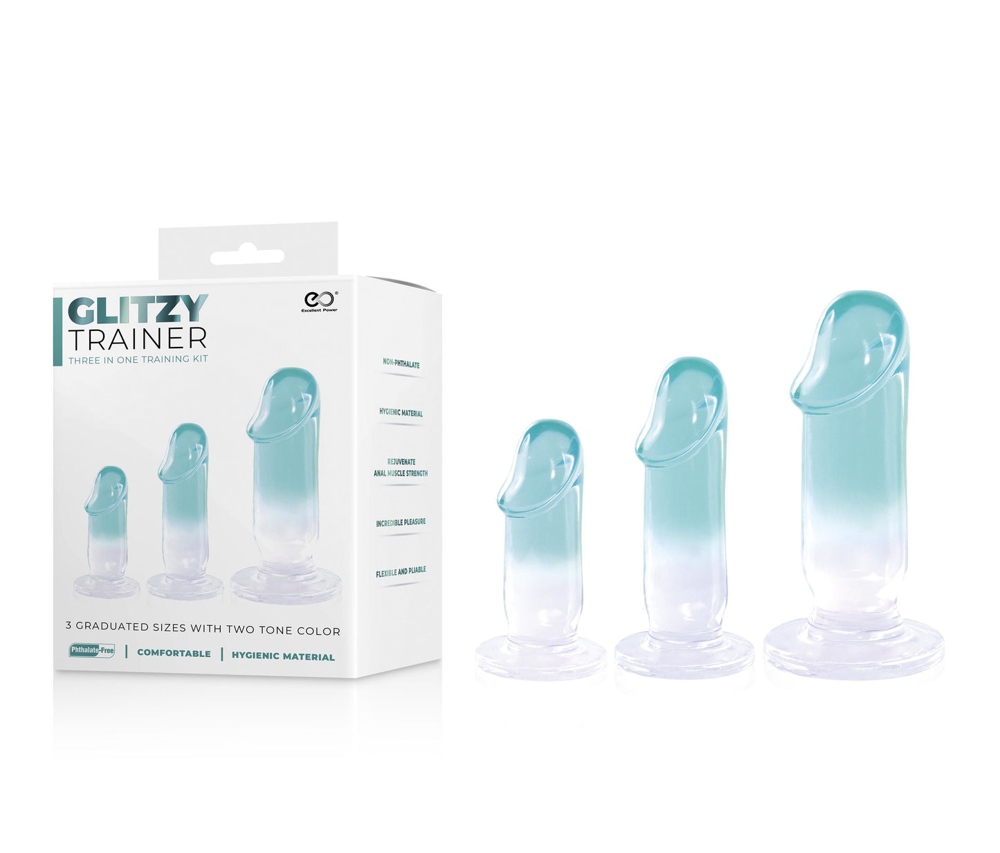 Dildo Anale Glitzy Trainer Set