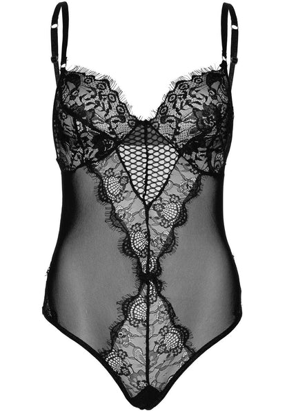 Body Sexy Lace and Sheer Nero