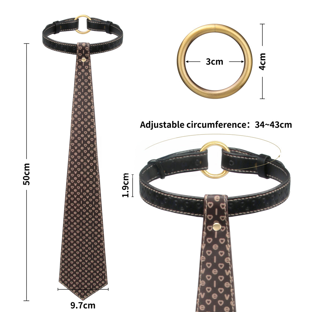 Collare Bondage Rebellion Tie