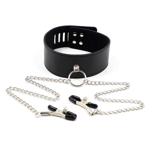 Collar with Leash clamps