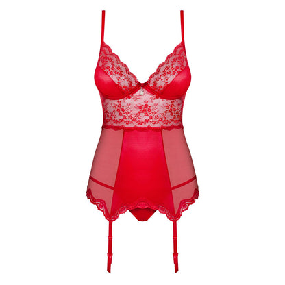 Corsetto e Perizoma Sexy Lovica Rosso