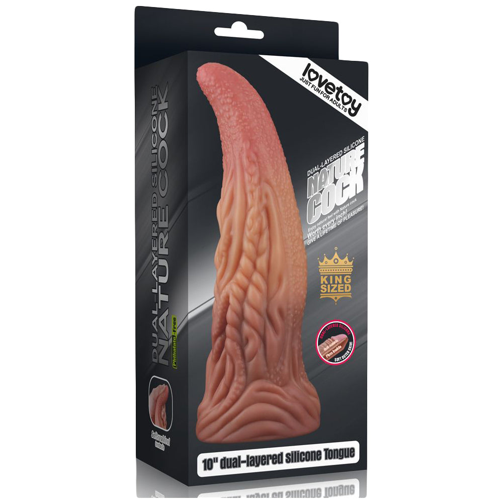 Lovetoy Dual layered Platinum Silicone Tongue 10