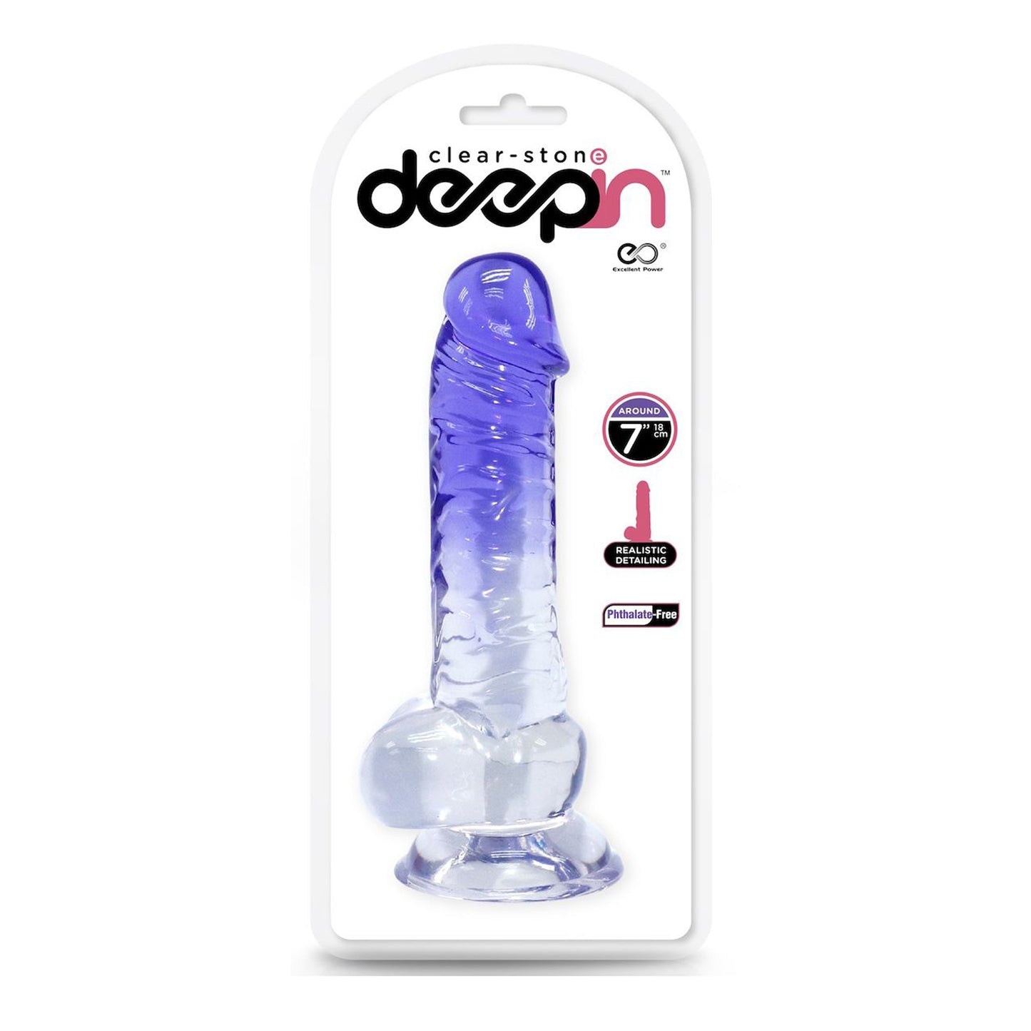 Dildo Deep Clear Stone