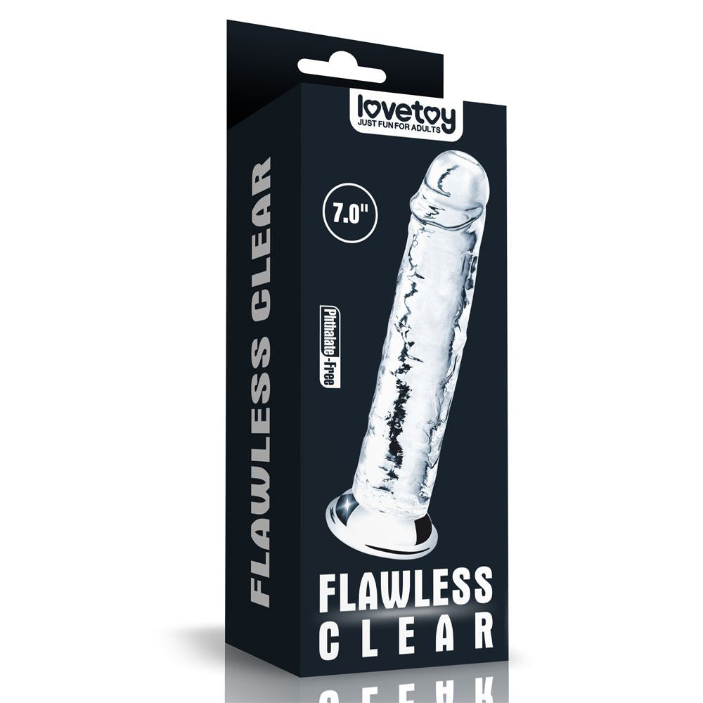 Dildo Realistico Flawless Clear 18 cm