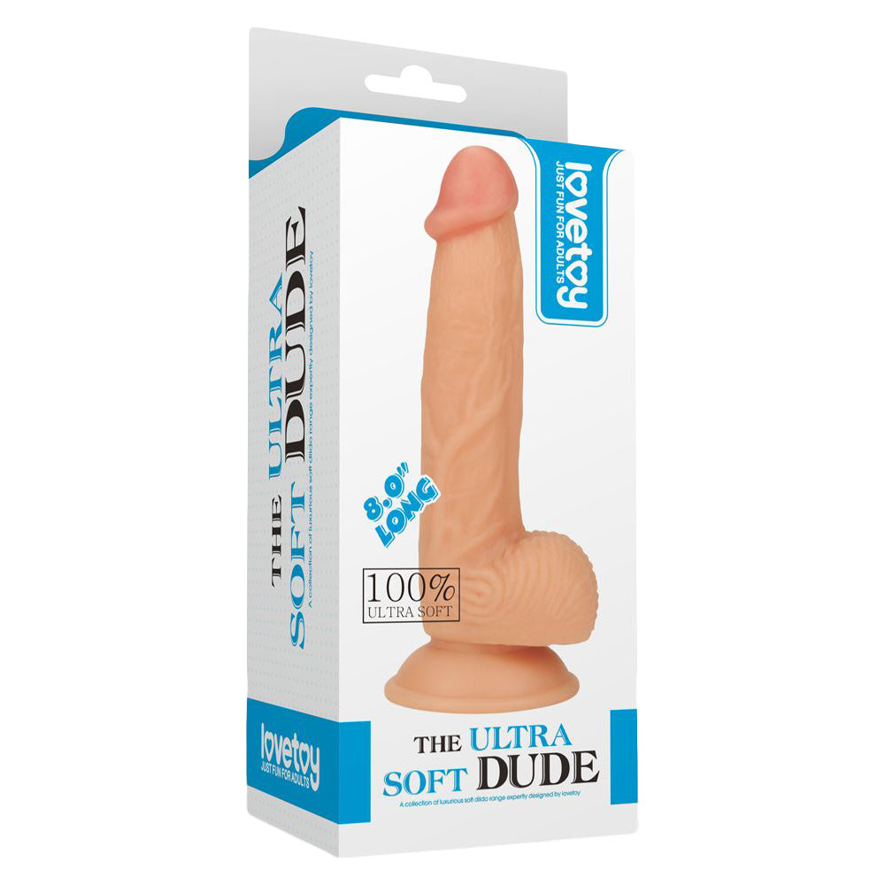 Dildo Realistico Ultra Soft Seth 20 cm