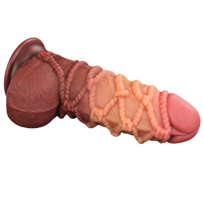 Dildo XXL Braided Rope 24,5 cm