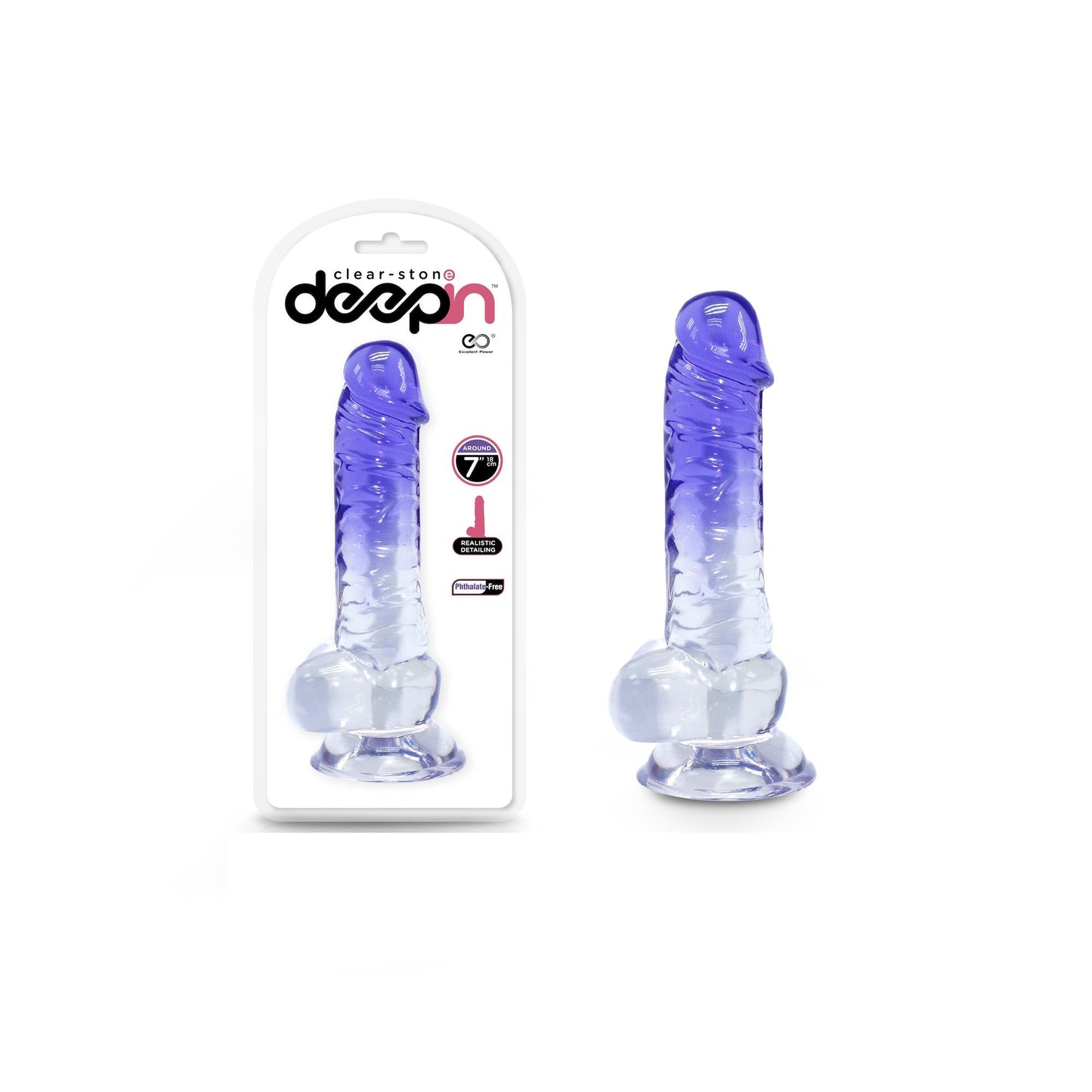 Dildo Deep Clear Stone