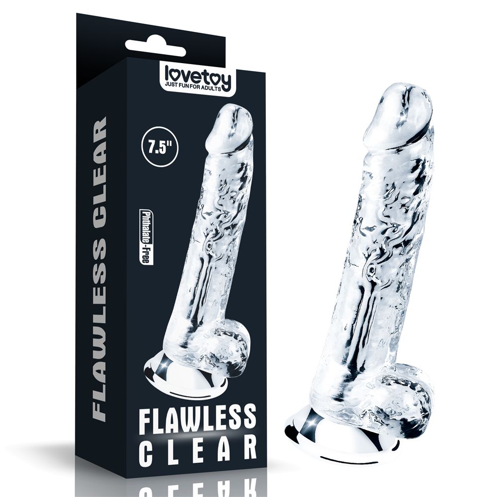 Dildo Realistico Flawless Clear Ball 19 cm