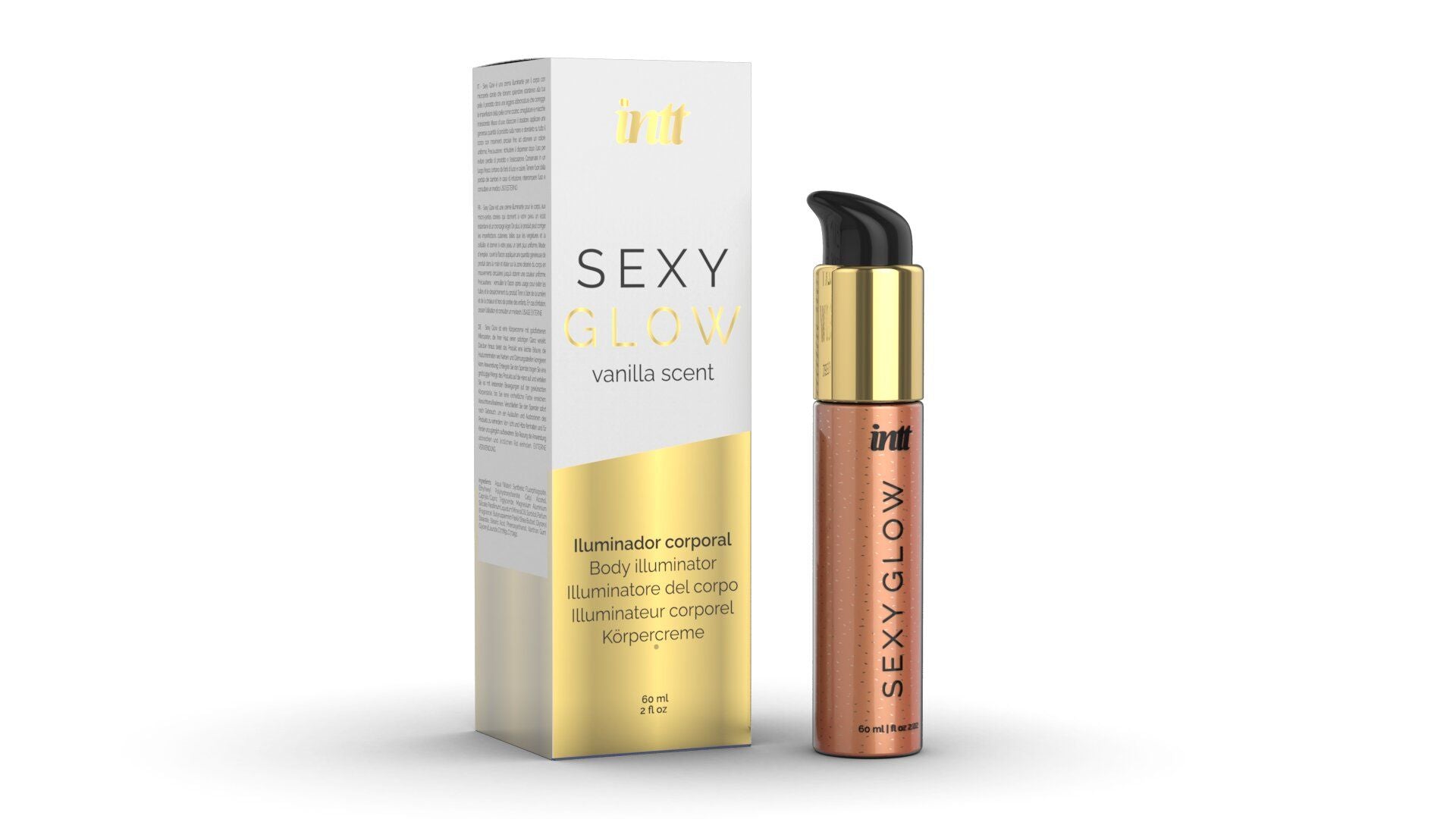 illuminante corpo sexy glow 60ml intt cosmetics