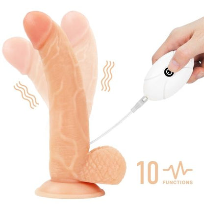 Lovetoy Vibrating Easy Strapon Set 8.5