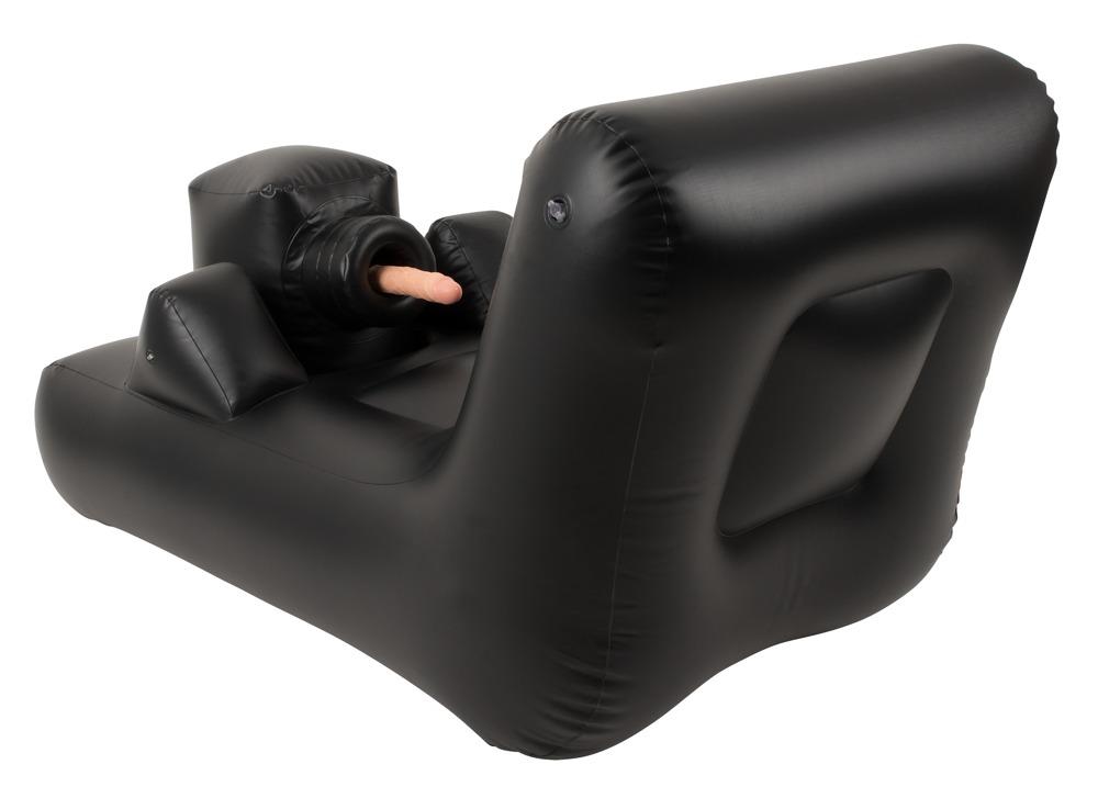 Inflatable bed Dark Magic with 3 remote control vibrators.