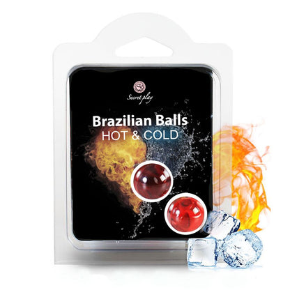 Olio Massaggio Brazilian Balls Effetto Caldo Freddo