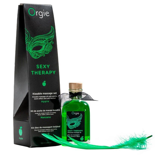 Olio Massaggio Sexy Therapy Mela Verde