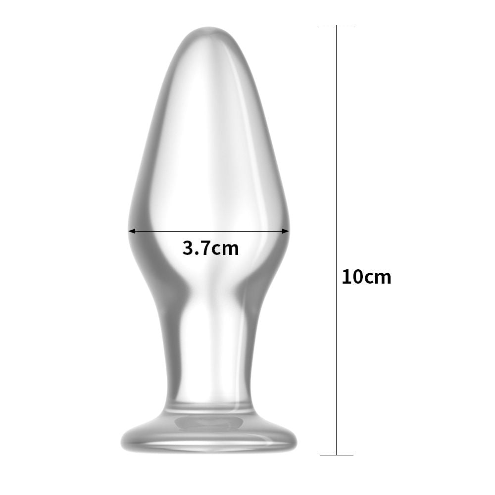 Anal plug glass love