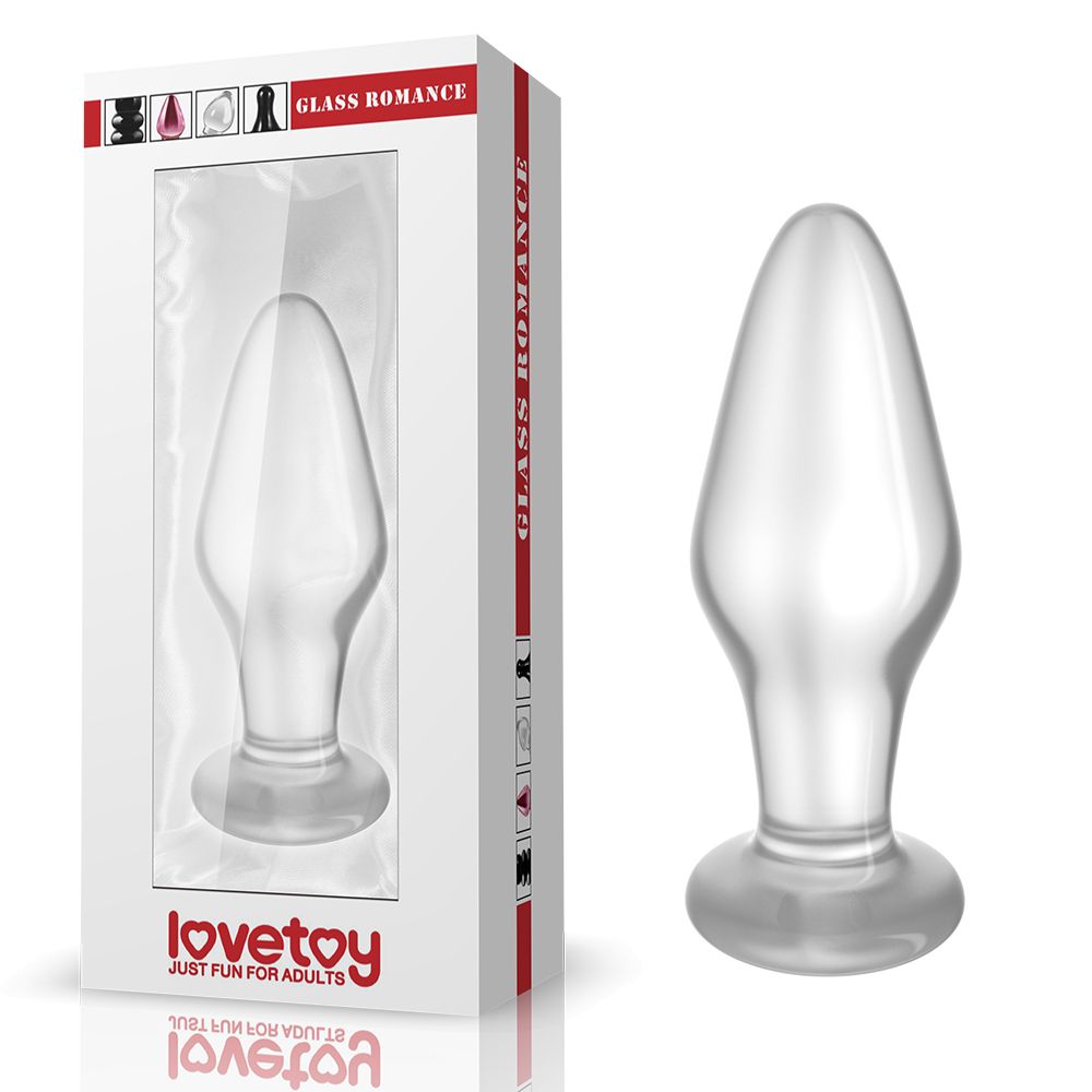 Anal plug glass love