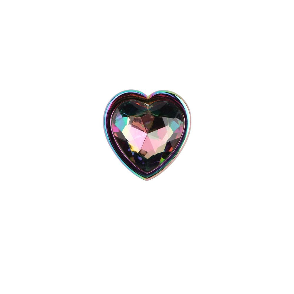 Rainbow Heart anal plug