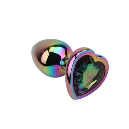 Rainbow Heart anal plug