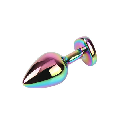 Rainbow Heart Gem Anal Plug Ø 3,3 cm