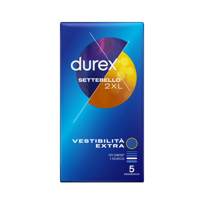 Durex Settebello 2XL condoms 5 pcs