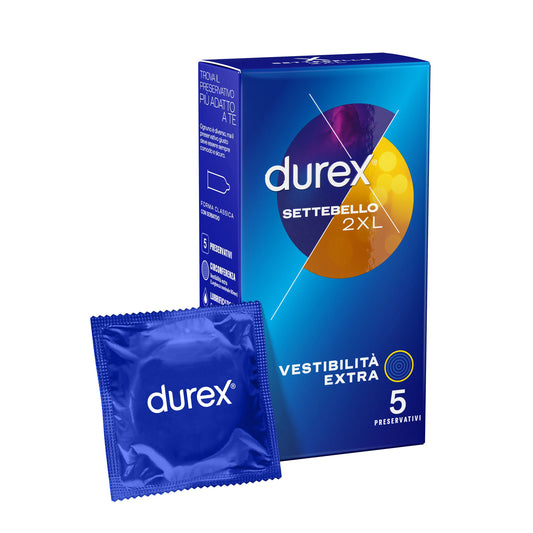 Durex Settebello 2XL condoms 5 pcs