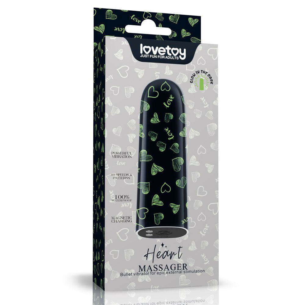 Heart Massager Glow in the Dark vibrator