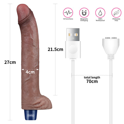 Bouncee Realistic Vibrator 27 cm