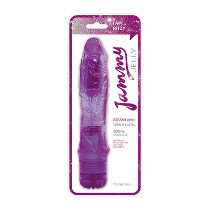 Vibratore Realistico Steamy Glitter 20 cm